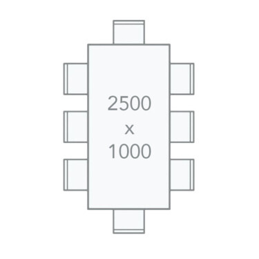 Concrete table size chart
