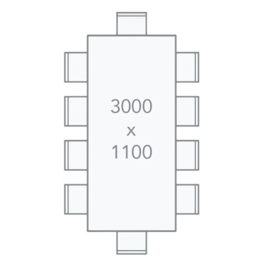 Concrete table size chart