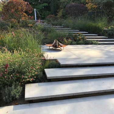 Floating Steps & Concrete Tiles – Cobham, Surrey