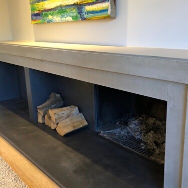Bespoke Concrete Fireplace – Cobham