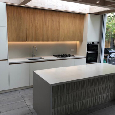 Bespoke concrete kitchen worktops