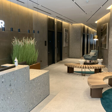 MicroConcrete Installation, HKR Hoxton, London