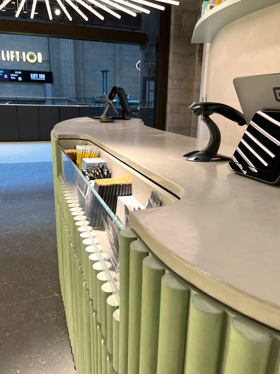 Concrete Reception Desk