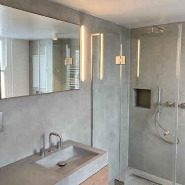 MicroCement Bathroom Makeover - Quilter St, London